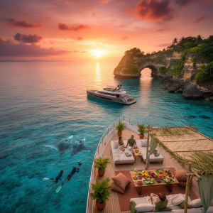 The Perfect Itinerary: A Full-Day Private Electric Yacht Charter to Nusa Penida